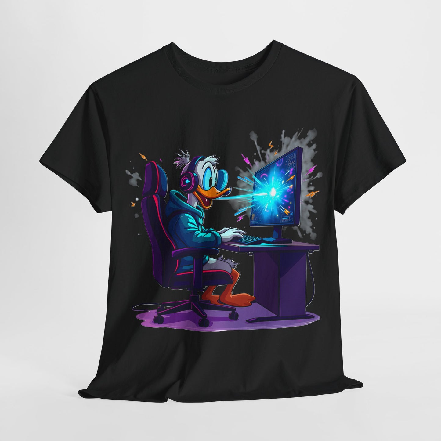 Neon Gaming Duck Tee