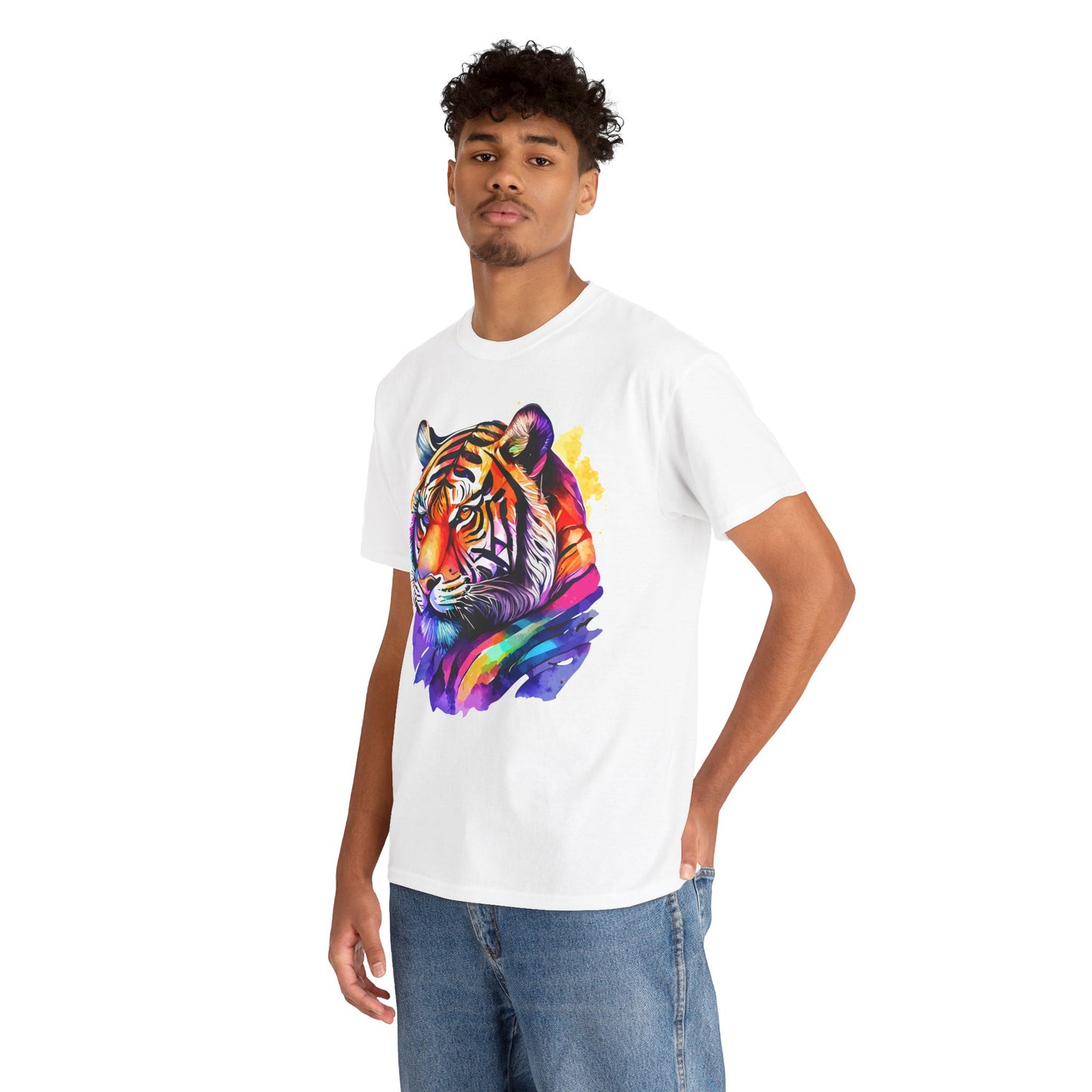 Colored Tiger Tee