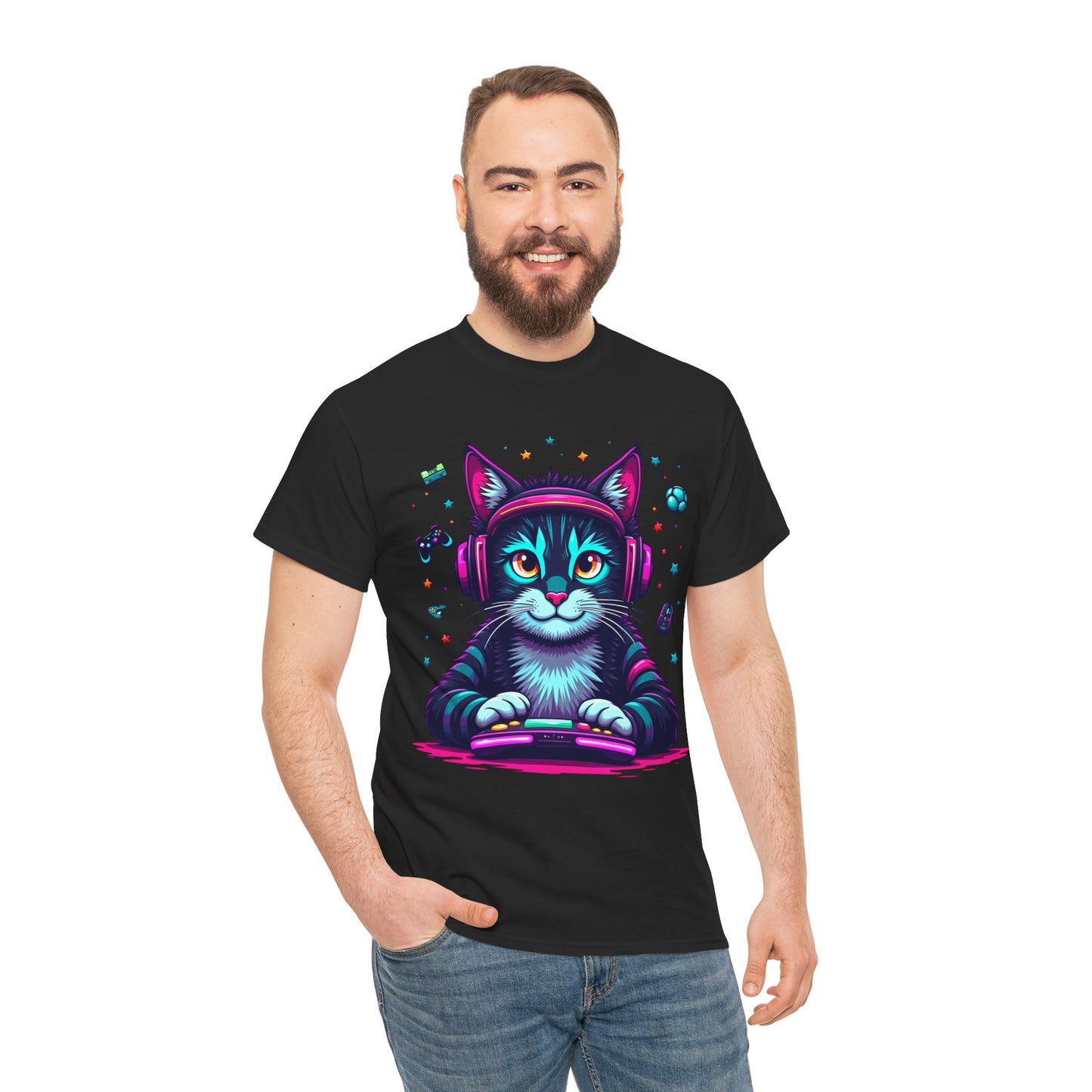 Gamer Cat Tee