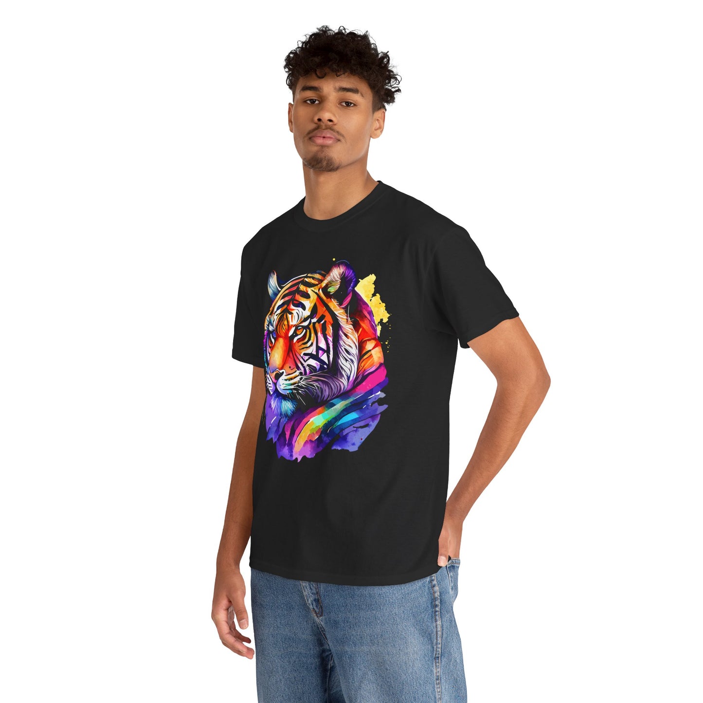 Colored Tiger Tee