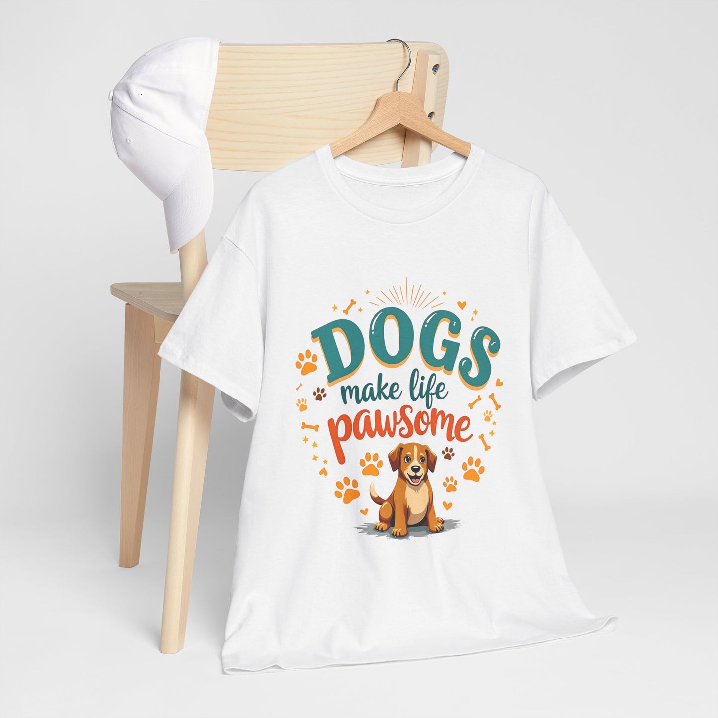 Dogs make life pawsome Tee