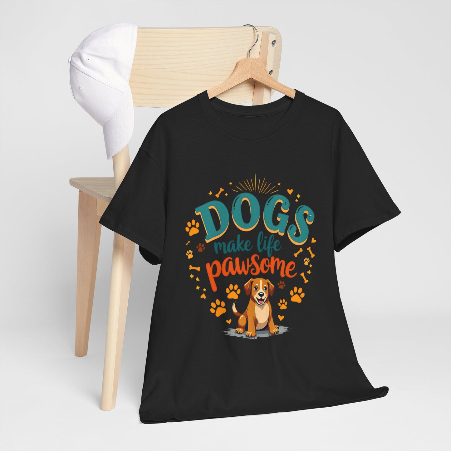 Dogs make life pawsome Tee