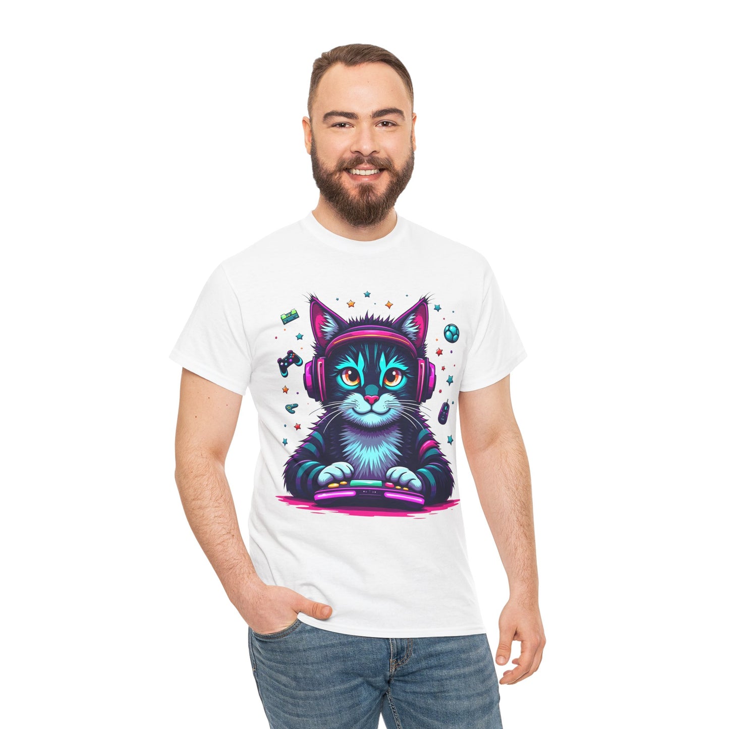 Gamer Cat Tee