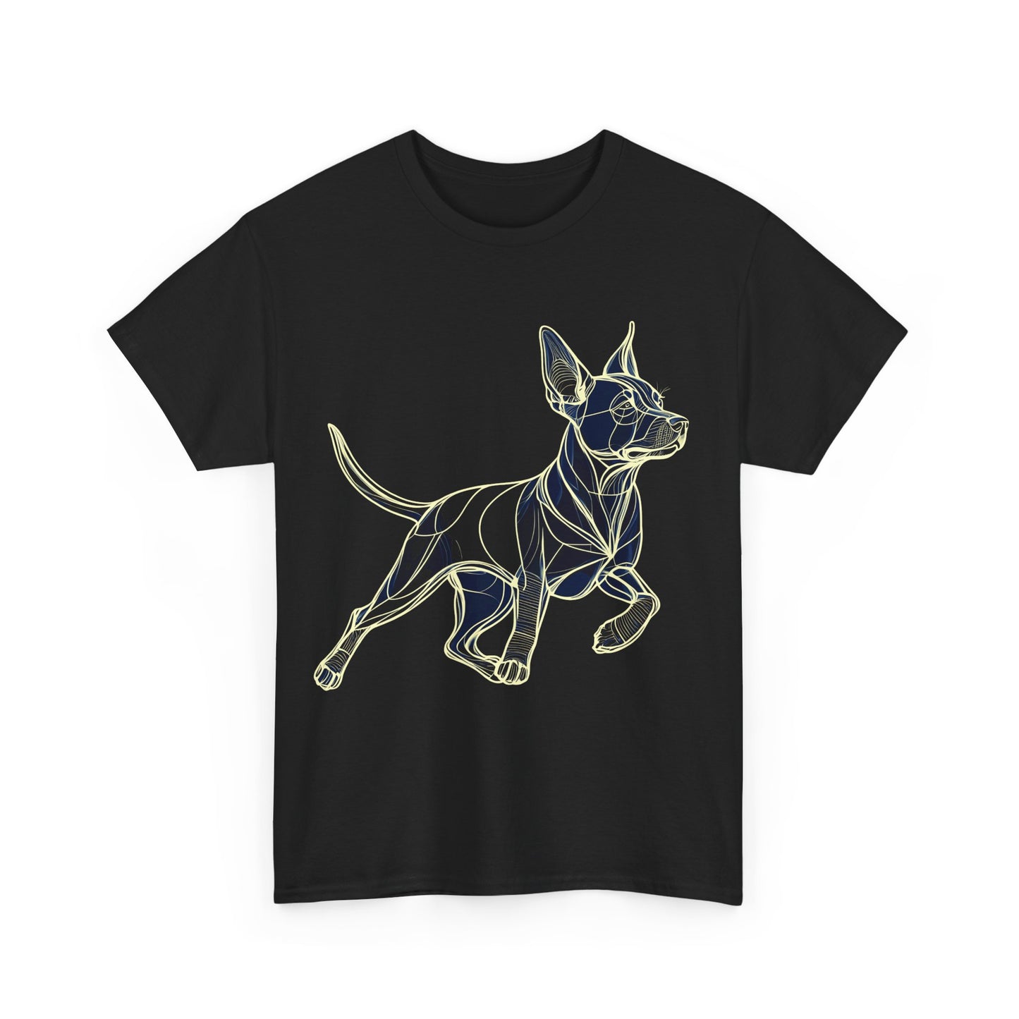 Line Art of a Dog Tee