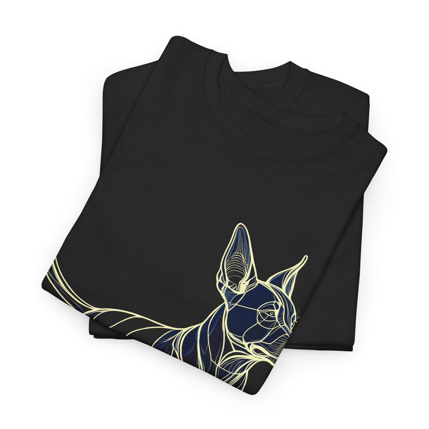 Line Art of a Dog Tee